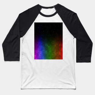 Rainbow Galaxy Baseball T-Shirt